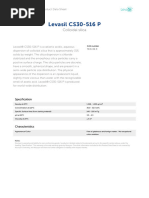 Levasil Colloidal Silica Product Sheet | PDF | Colloid | Silicon Dioxide