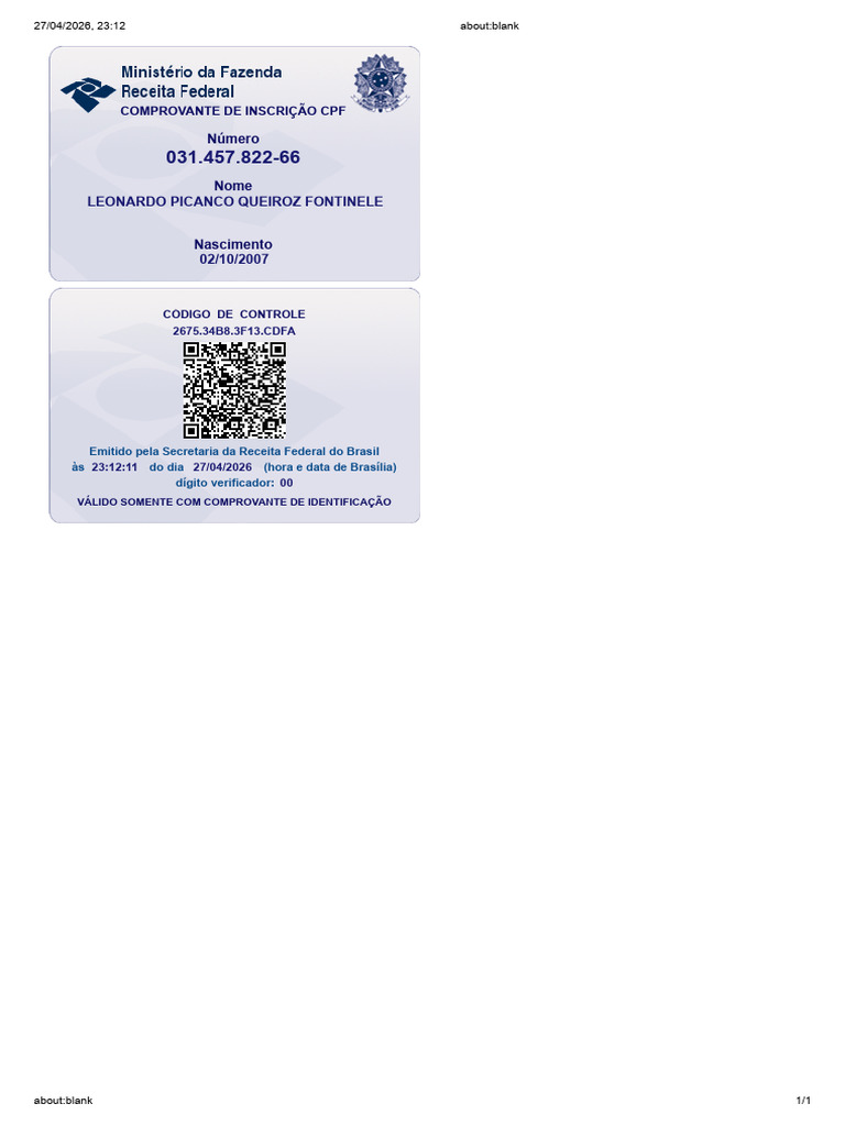 CPF | PDF