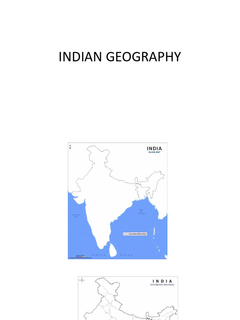 Indian Geography | PDF | Himalayas | Indian Subcontinent