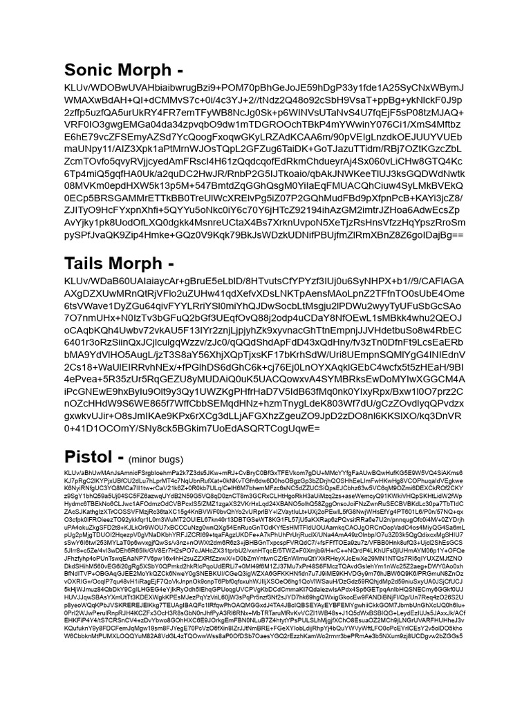 JJS Moveset Export Codes | PDF