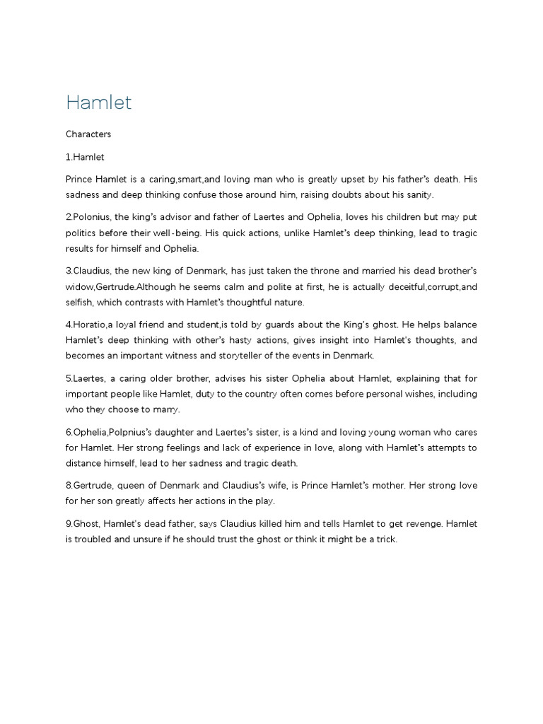 Hamlet | PDF
