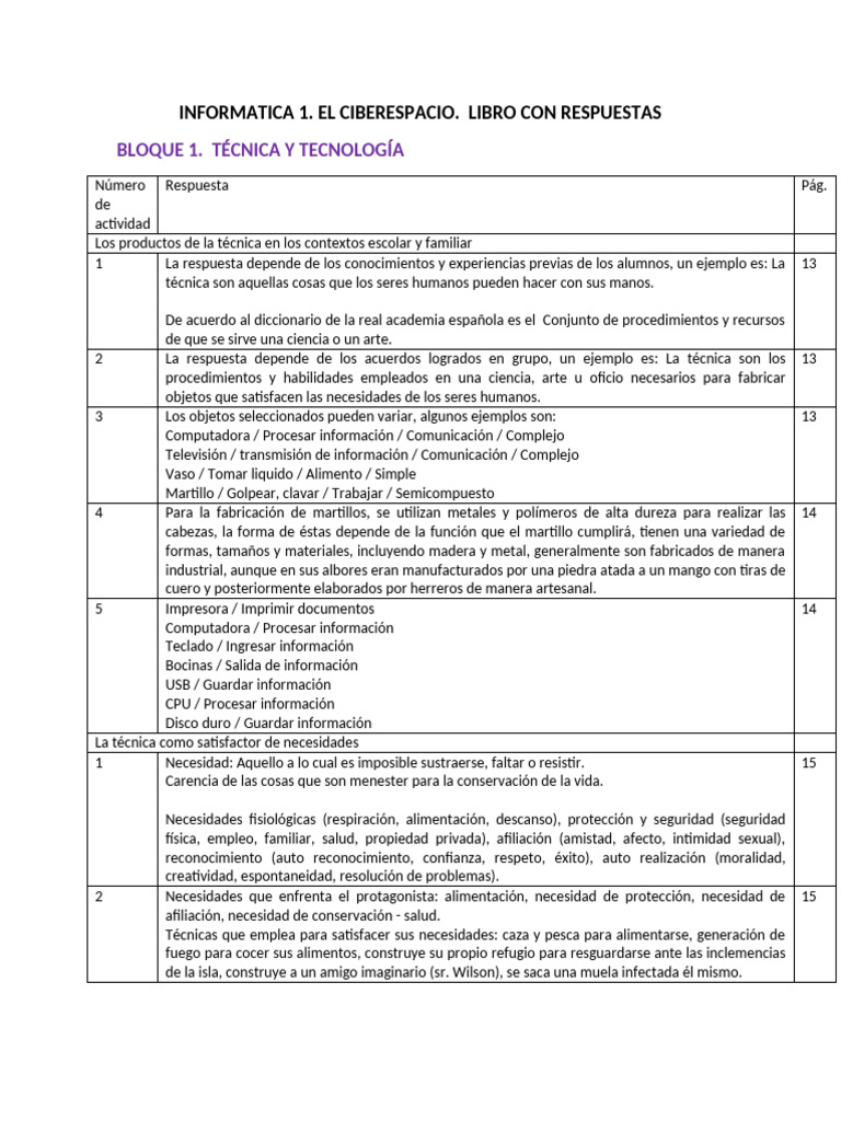 INFORMATICA 1 | PDF | Hardware de la computadora | Informática