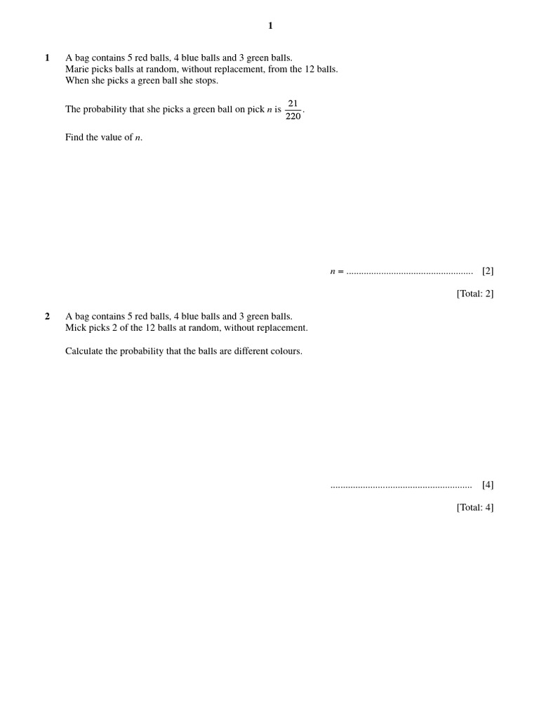 Probability Extended | PDF | Mathematics