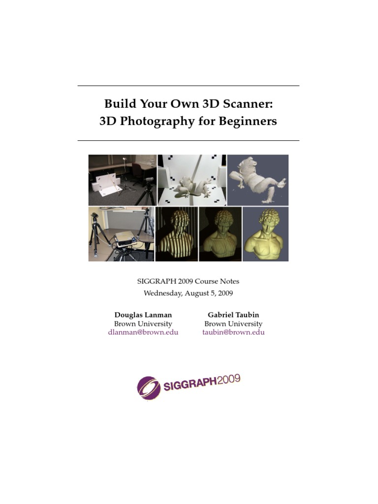DIY 3D Scanner Guide for Beginners | PDF | Vector Space | Line (Geometry)