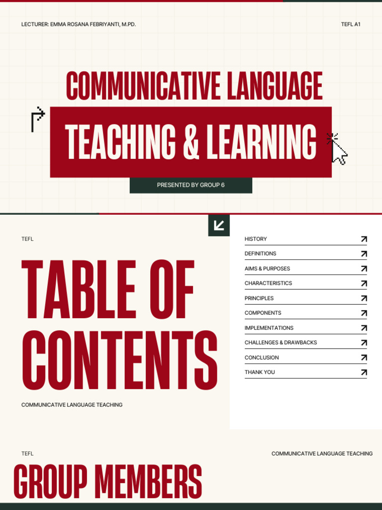 Group 6_Communicative Language Teaching | PDF | Language Education ...