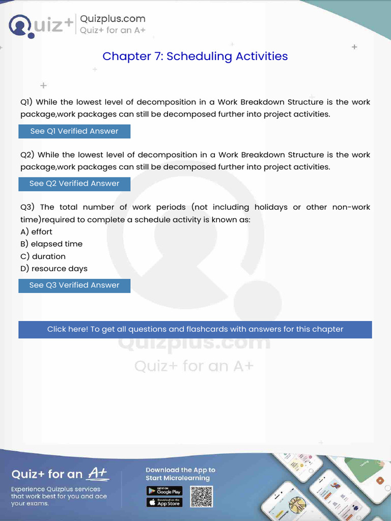 While the Lowest Level of Decomposition in a Work Breakdown Structure ...