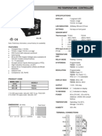 Digital Temperature PID Controller Selectron TC518 TC523 (Datasheet)