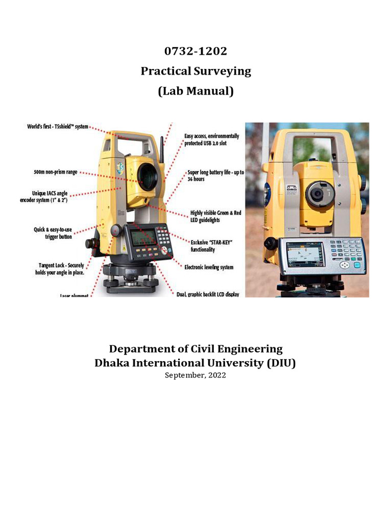 Practical Surveying Manual | PDF | Surveying
