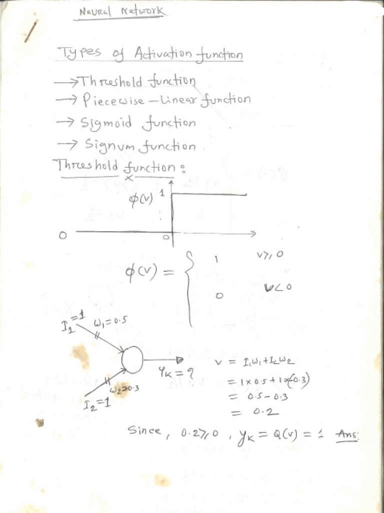 6. Activation Function | PDF
