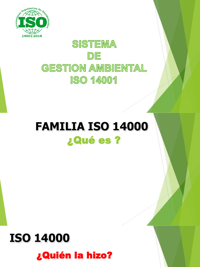 ISO 14001 | PDF | Política de medio ambiente | Contaminación