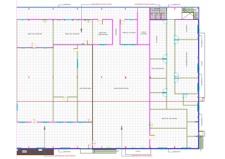 1st Floor Part-02-False Ceiling | PDF | Ceiling | Architectural Elements