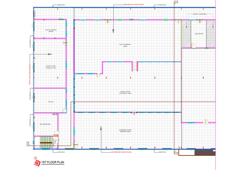 1st Floor Part-01-False Ceiling | PDF | Building Engineering ...