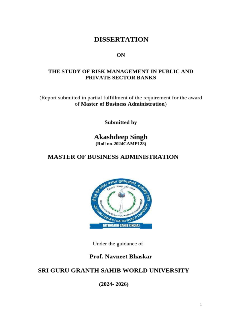 DOC-20260427-WA0000. | PDF | Risk Management | Banks