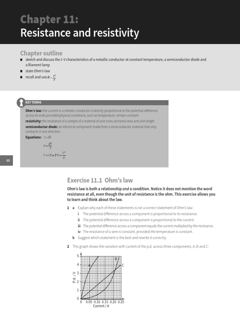 Resistance Worksheet (2) | PDF | Electrical Resistance And Conductance ...