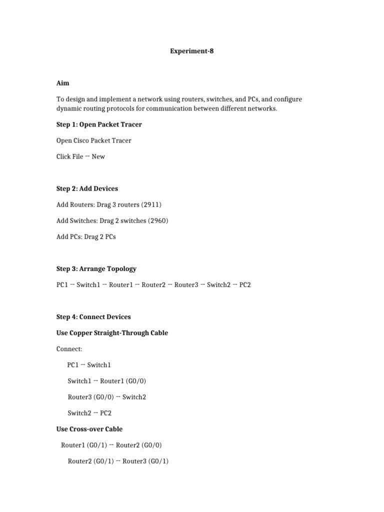 Experiment 8 | PDF