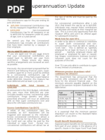 Superannuation Update 2012/13: Contributions