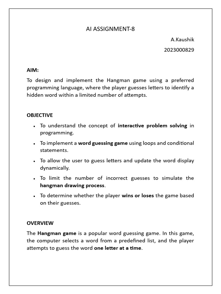 AI-Week9-2023000829 | PDF | Computer Science | Applied Mathematics