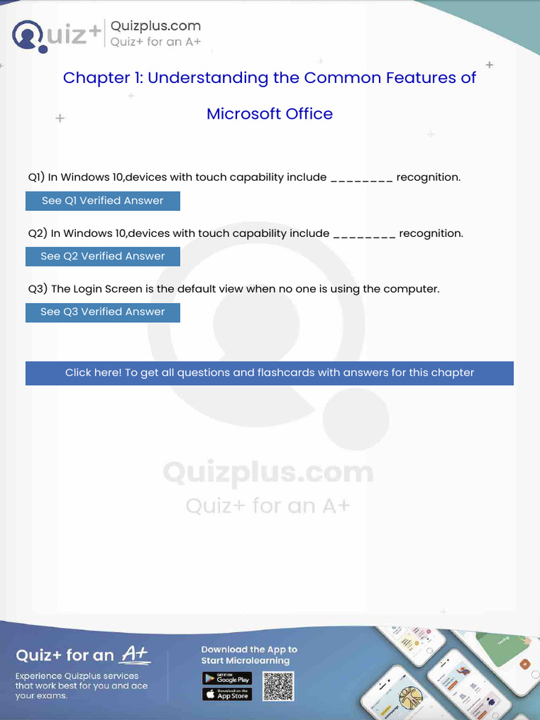 In Windows 10devices With Touch Capability Include Recognition | PDF ...