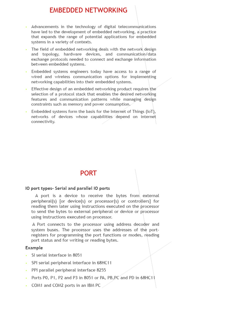 Unit 2 Embedded System | PDF | Usb | Input/Output