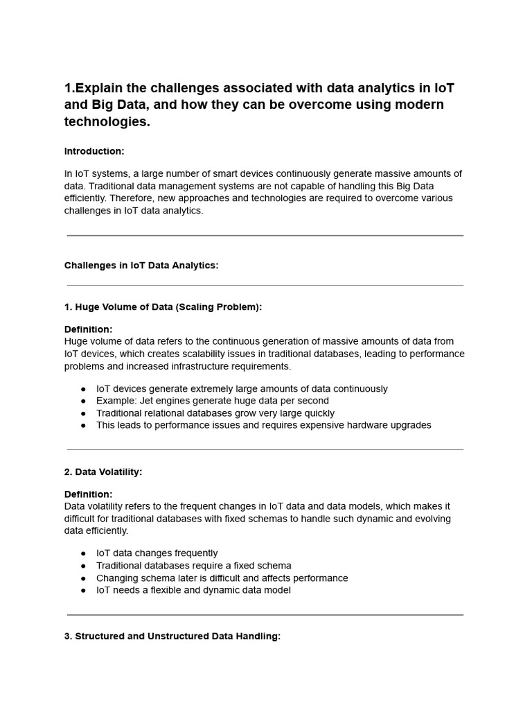 Iot Unit 555 | PDF | Apache Hadoop | No Sql