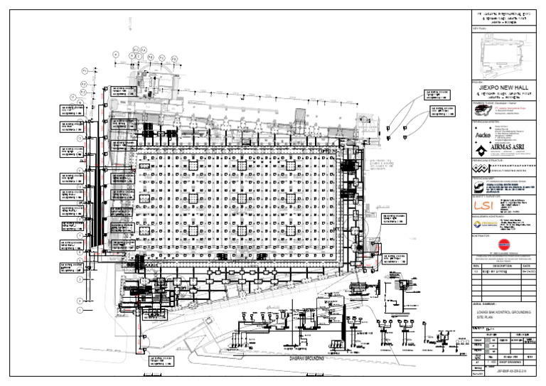 JXP-BMP-XX-DR-E-214 LAYOUT GROUNDING SITE PLAN-1 | PDF