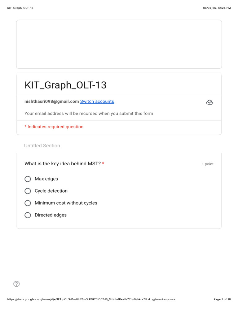 Kit Graph Olt-13 | PDF | Algorithms | Algorithms And Data Structures