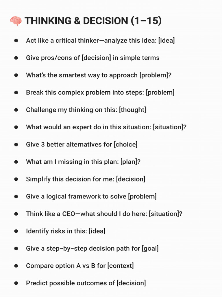 Ai Basic Prompts | PDF