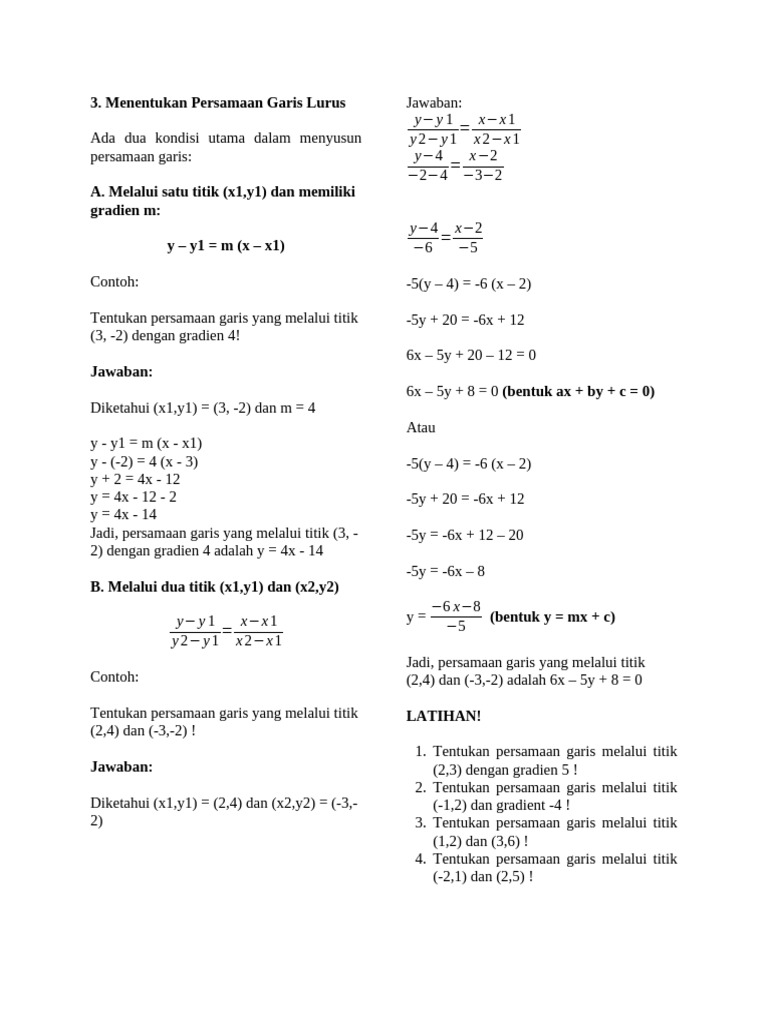 Menentukan PGL | PDF