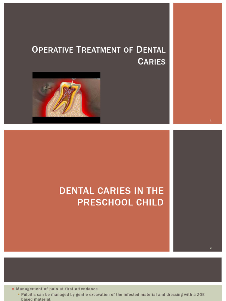 5. Operative Treatment of Dental Caries | PDF | Human Tooth | Dentistry ...