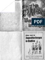 Reichsverband Fuer Deutsche Jugendherbergen - Wandern in Sachsen (1935, 34 Doppels., Scan, Fraktur)