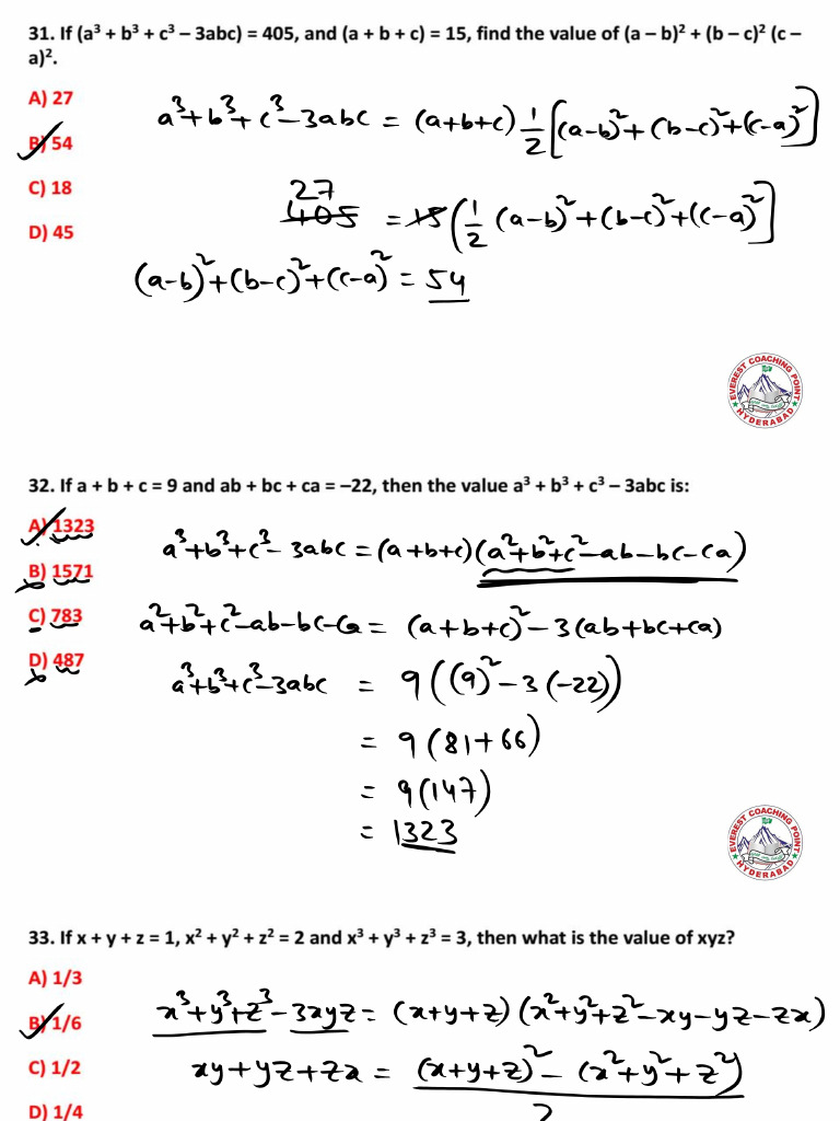 Algebra_3 | PDF
