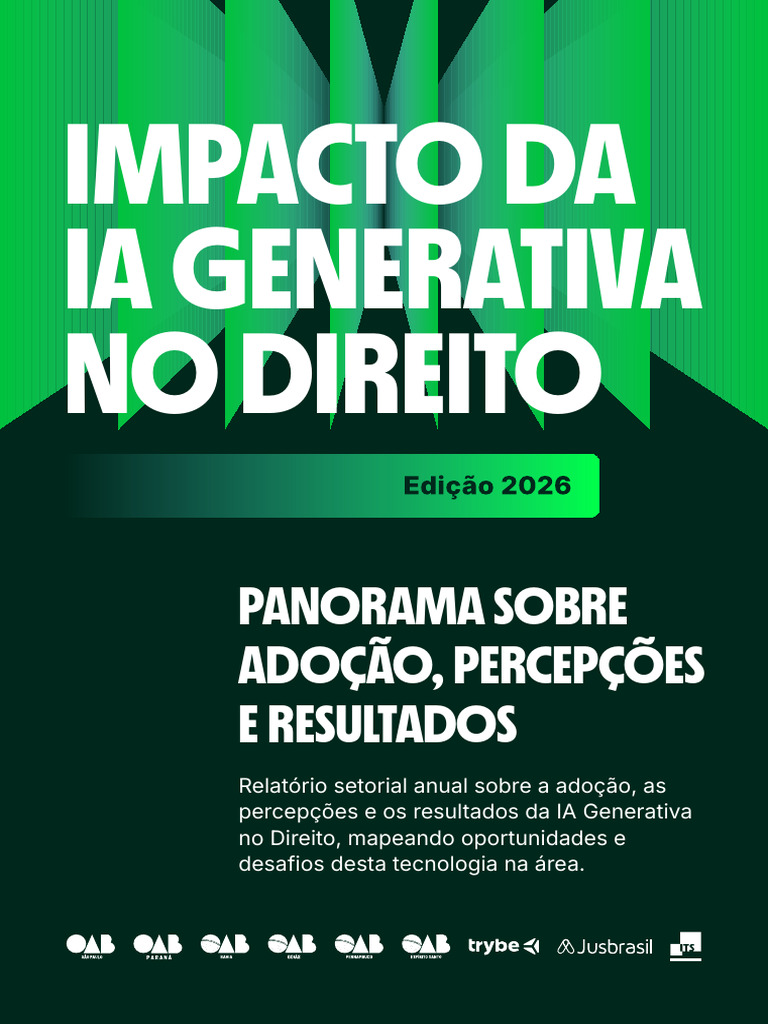 Relatório - Impacto Da IA Generativa No Direito - Edição 2026 | PDF ...