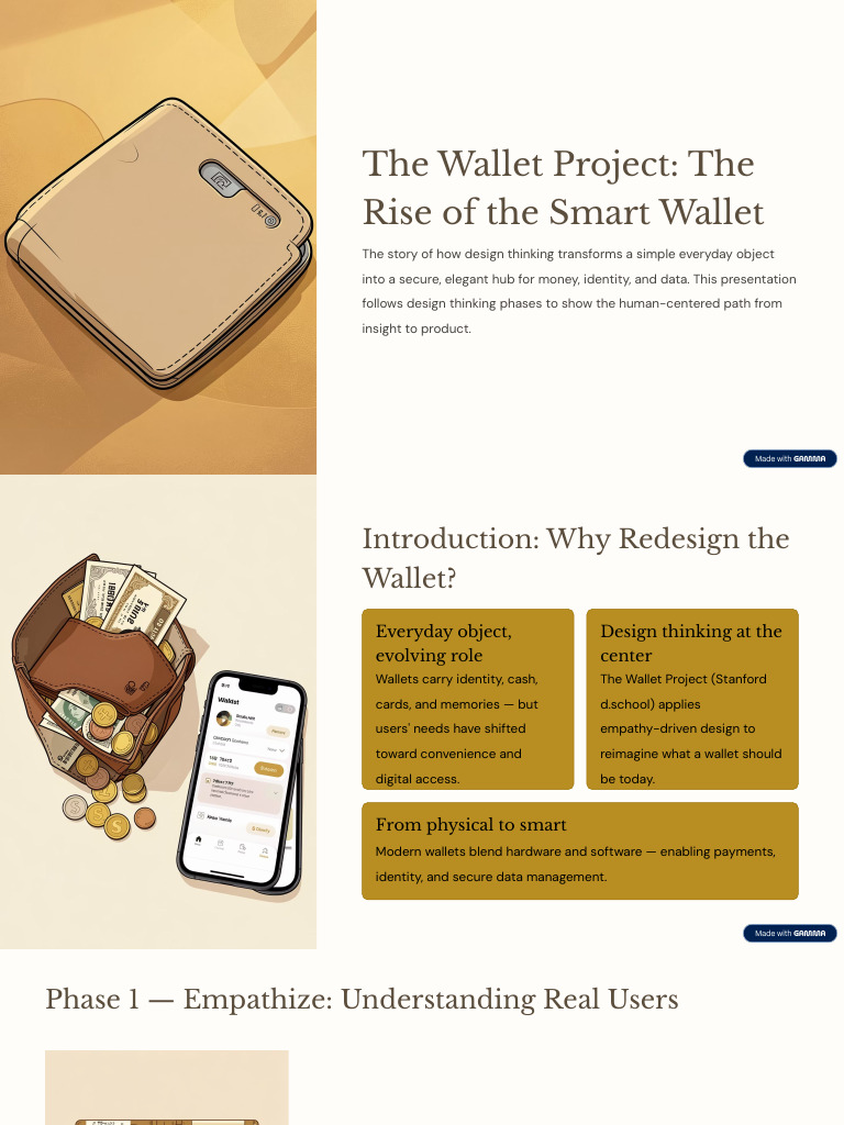 The Wallet Project- The Rise of the Smart Wallet | PDF | Design ...