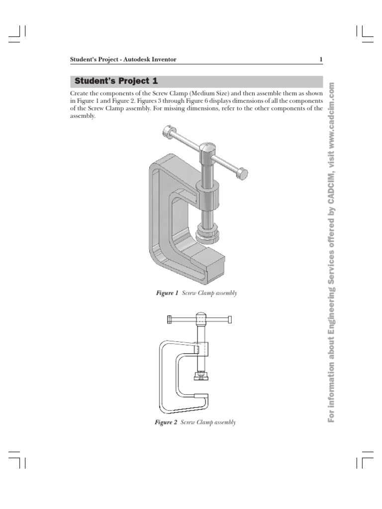 Student S Project Inventor Computer Aided Design Autodesk