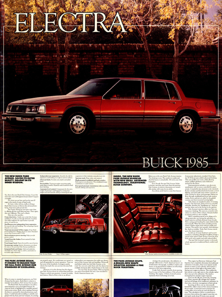 Buick Electra 1985 CA | PDF
