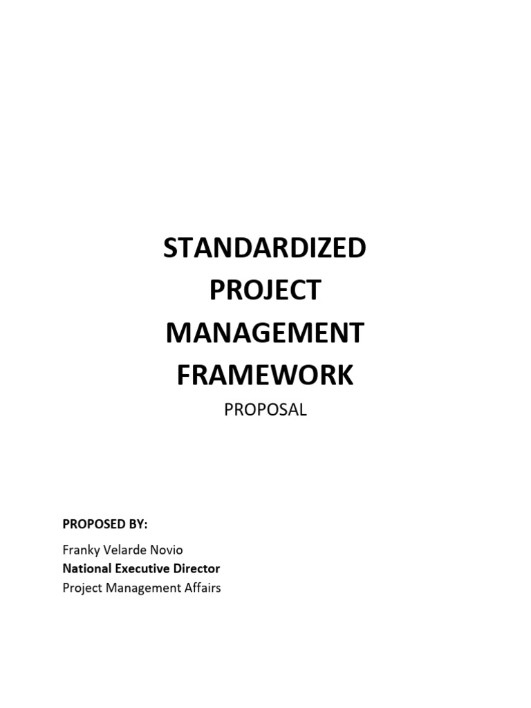 Project Management Framework | PDF | Project Management | Performance ...