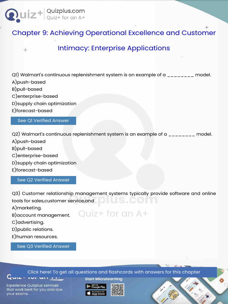 Walmarts Continuous Replenishment System is an Example of a Model | PDF ...