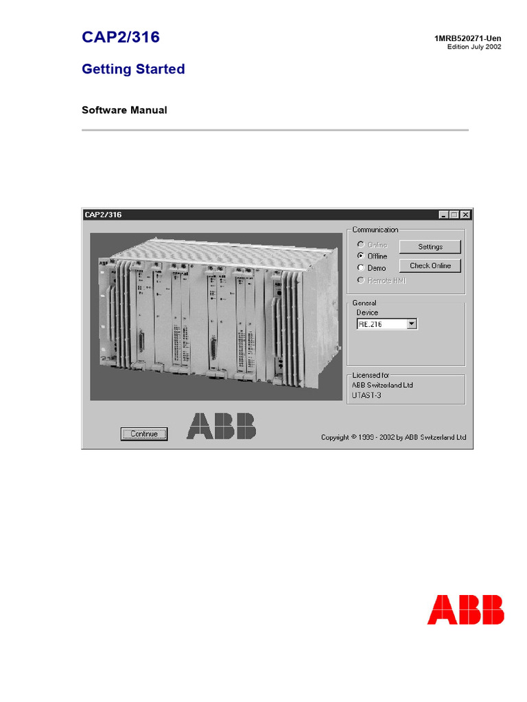 CAP216 Getting Started Software Manual | PDF | Computer File | Office ...