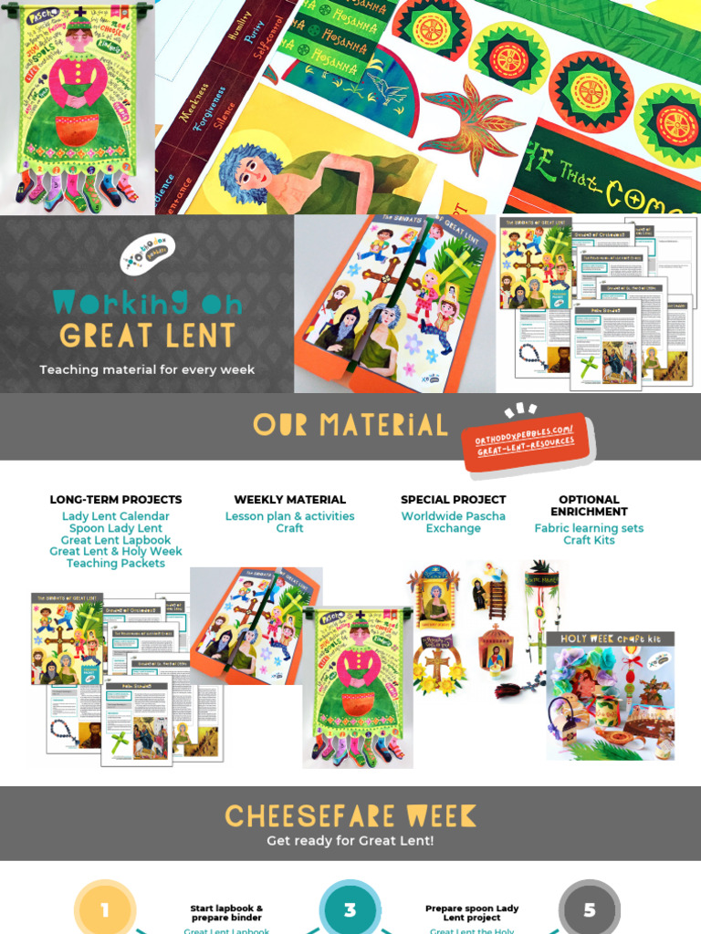 orthodox_pebbles_great_lent_activity_calendar | PDF | Lent | Easter