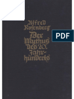 Rosenberg, Alfred - Der Mythus Des 20. Jahrhunderts (146. Auflage 1939, 740 S., Scan, Fraktur)