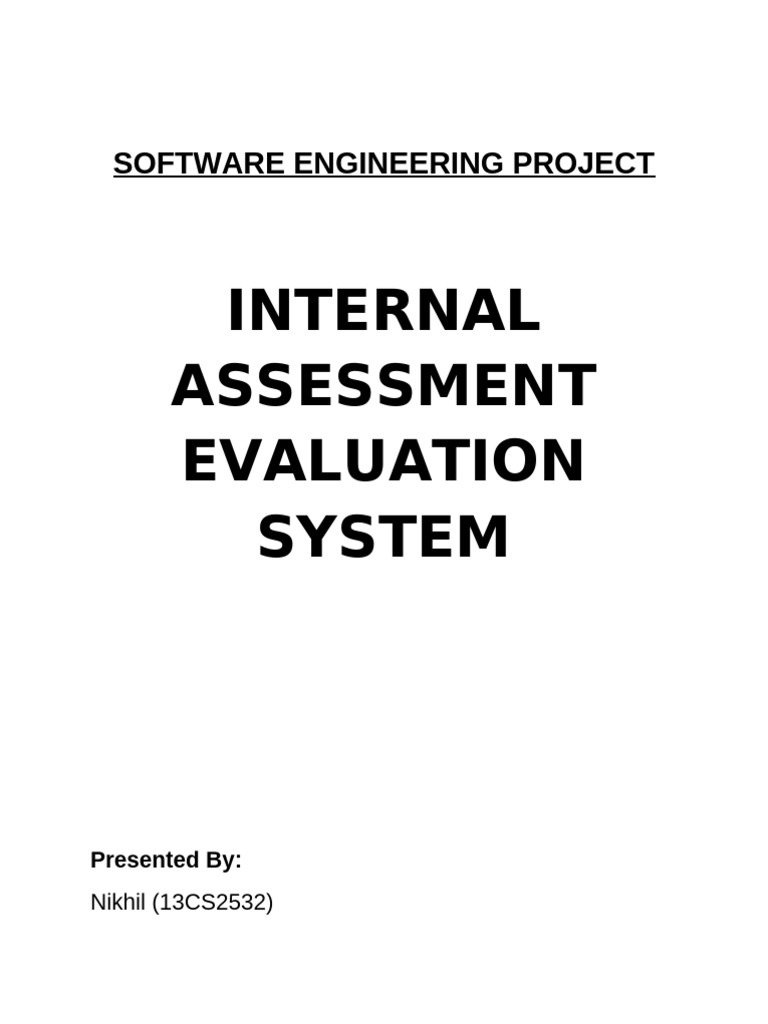 Internal Assessment System | PDF | Software Testing | Risk