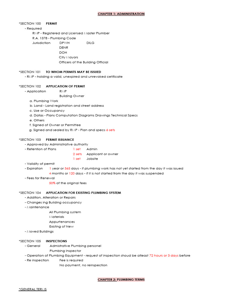 SUMMARY OF RNPCP.docx | PDF | Pipe (Fluid Conveyance) | Sanitary Sewer