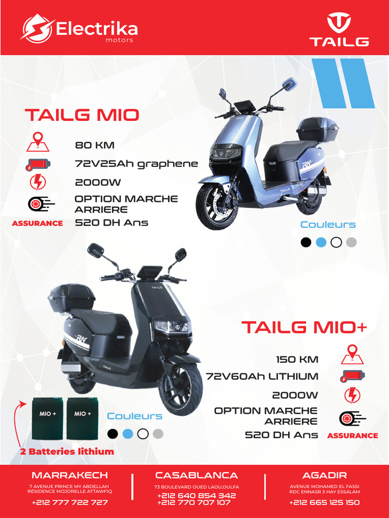 Tailg Electrika Motors 2025 Catalogue | PDF