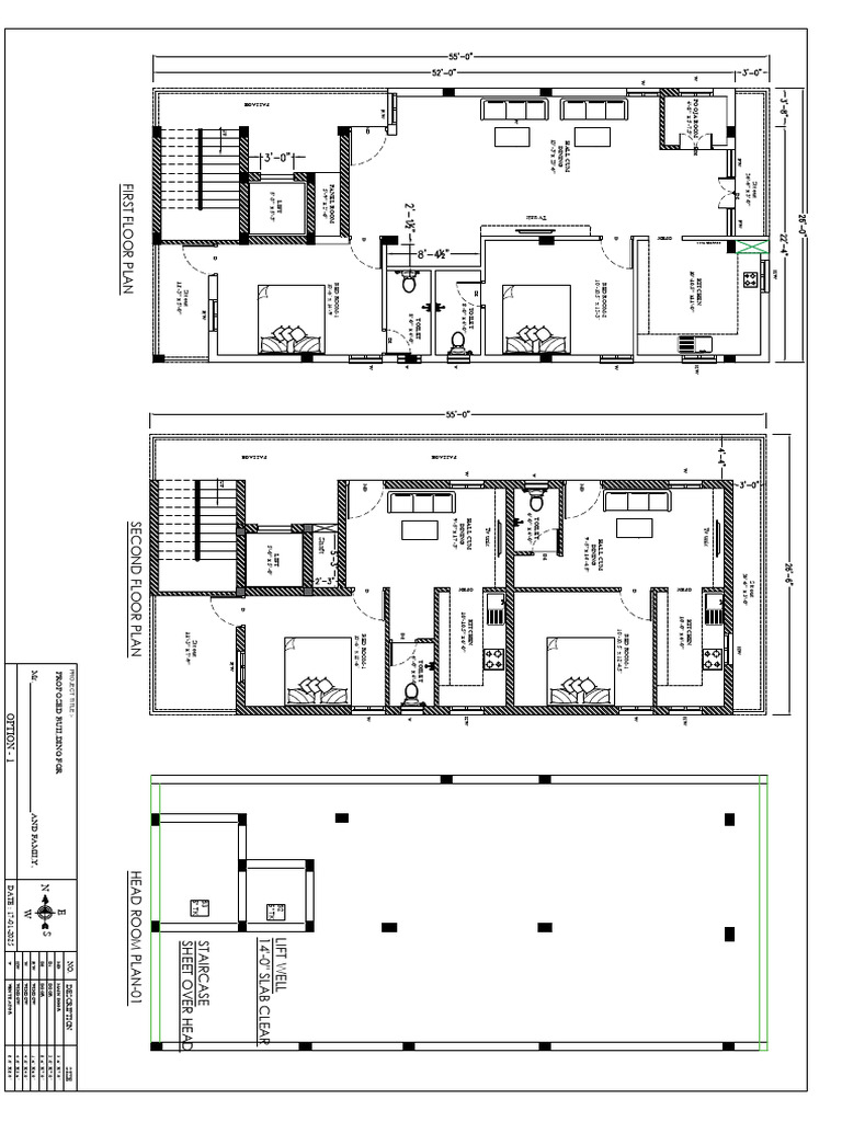 1 St Floor Revised Plan 15-09-2025 | PDF | Buildings And Structures | Home