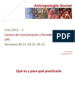 Semana - 1 - Introducción A La Antropología - Andrea Staeheli