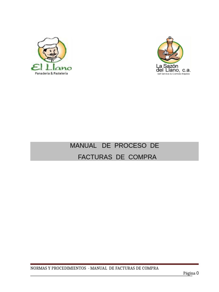Procedimiento FACTURAS DE COMPRA Modificado | PDF | Factura | Informática
