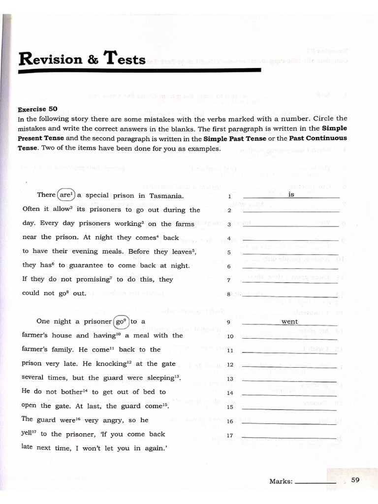 Revision & Test | PDF