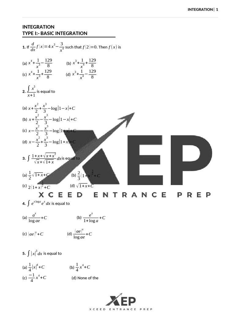 31 Mar_Integrals (1) | PDF | Economic Surplus | Demand