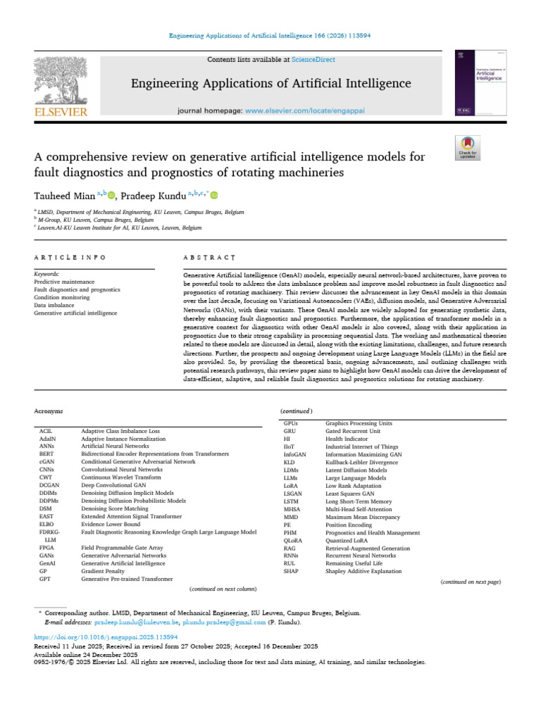 Review on Generative Artificial Intelligence Models For | PDF ...