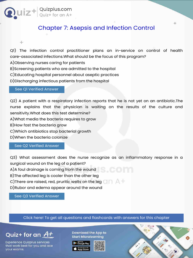 The Infection Control Practitioner Plans an Inservice on Control of ...